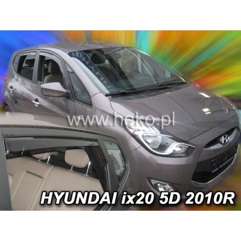 Ανεμοθραύστες Hyundai ix20 (2010-2019) 5 πορτο - 4 τμχ. εμπρός και πίσω, Heko Ανεμοθραύστες Hyundai ix20 (2010-2019) 5 πορτο - 4 τμχ. εμπρός και πίσω, Heko