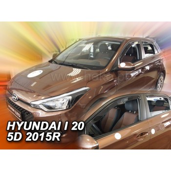 Ανεμοθραύστες Hyundai i20 (2015-2020) 5 πορτο - 4 τμχ. εμπρός και πίσω, Heko