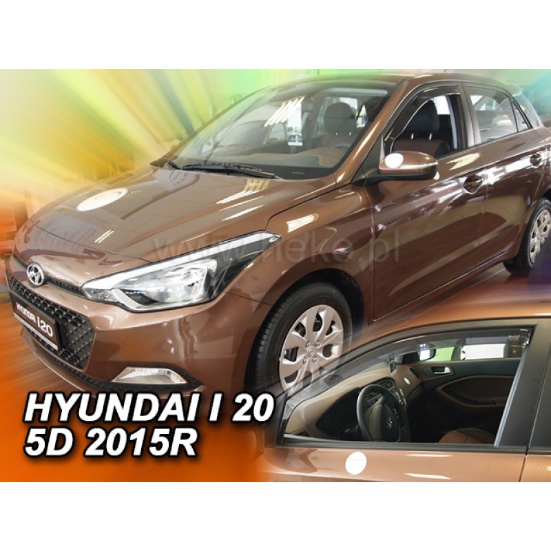 Ανεμοθραύστες Hyundai i20 (2015-2020) 5 πορτο - 2 τμχ. εμπρός, Heko