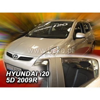 Ανεμοθραύστες Hyundai i 20 (2009-2015) 5 πορτο - 4 τμχ. εμπρός και πίσω, Heko