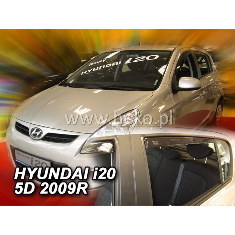 Ανεμοθραύστες Hyundai i 20 (2009-2015) 5 πορτο - 4 τμχ. εμπρός και πίσω, Heko