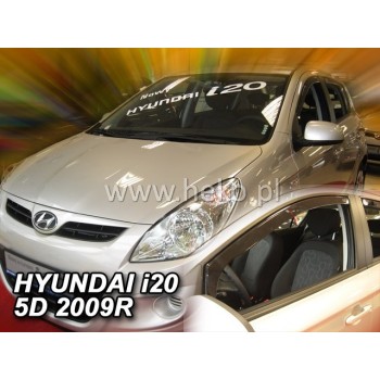 Ανεμοθραύστες Hyundai i20 (2009-2015) 5 πορτο - 2 τμχ. εμπρός, Heko