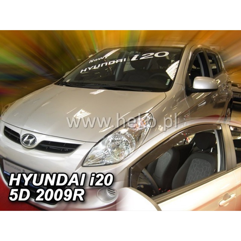 Ανεμοθραύστες Hyundai i20 (2009-2015) 5 πορτο - 2 τμχ. εμπρός, Heko