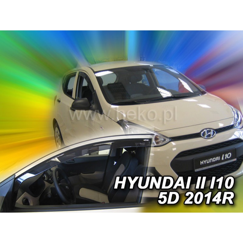 Ανεμοθραύστες Hyundai i10 (2014-2019) 5 πορτο - 2 τμχ. εμπρός, Heko