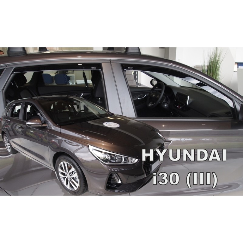 Ανεμοθραύστες Hyundai i30 (2017+) 5 πορτο , combi - 4 τμχ. εμπρός και πίσω, Heko