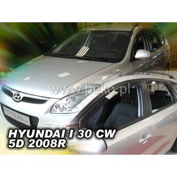 Ανεμοθραύστες Hyundai i30 (2008-2012) combi - 2 τμχ. εμπρός, Heko