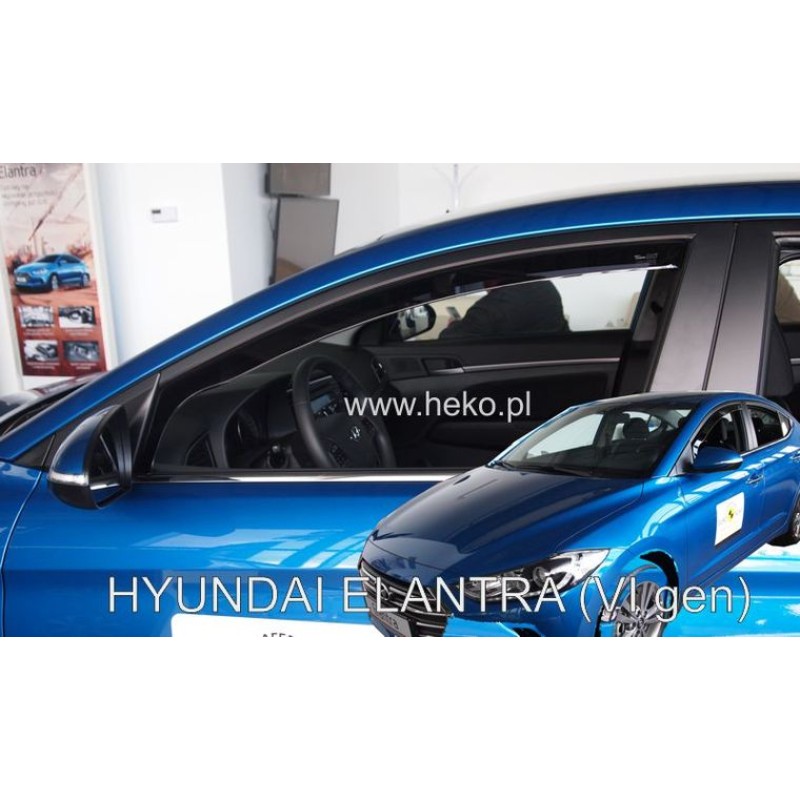 Ανεμοθραύστες Hyundai Elantra (2016-2020) sedan - 2 τμχ. εμπρός, Heko