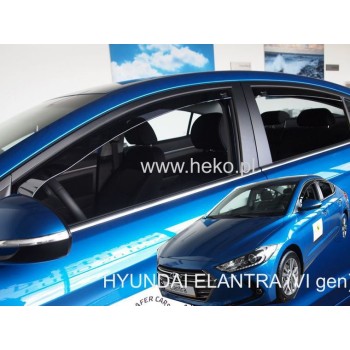 Ανεμοθραύστες Hyundai Elantra (2016-2020) sedan - 4 τμχ. εμπρός και πίσω, Heko