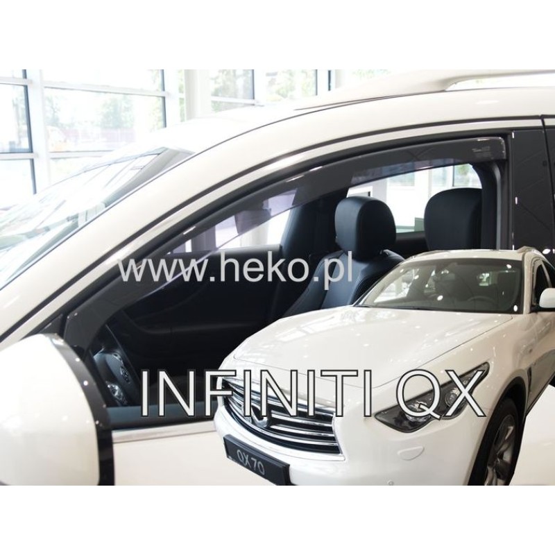 Ανεμοθραύστες Infiniti FX/QX (2008-2017) 5 πορτο - 2 τμχ. εμπρός, Heko