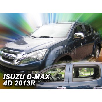 Ανεμοθραύστες Isuzu D-Max (2012-2019) 4 πορτο - 4 τμχ. εμπρός και πίσω, Heko