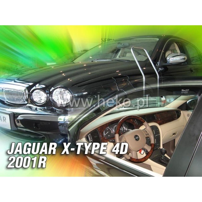 Ανεμοθραύστες Jaguar X-Type (2001-2009) sedan - 2 τμχ. εμπρός, Heko