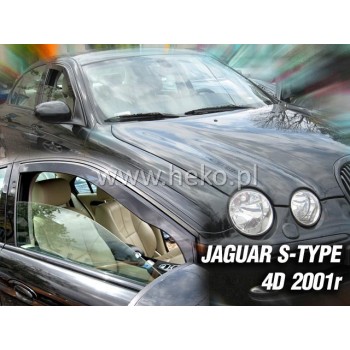 Ανεμοθραύστες Jaguar XF (2007-2015) sedan - 4 τμχ. εμπρός και πίσω, Heko