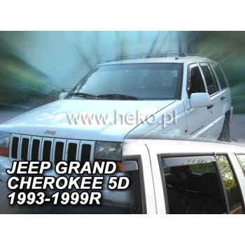 Ανεμοθραύστες Jeep Grand Cherokee (1993-1999) 4 τμχ. εμπρός και πίσω, Heko Ανεμοθραύστες Jeep Grand Cherokee (1993-1999) 4 τμχ. εμπρός και πίσω, Heko