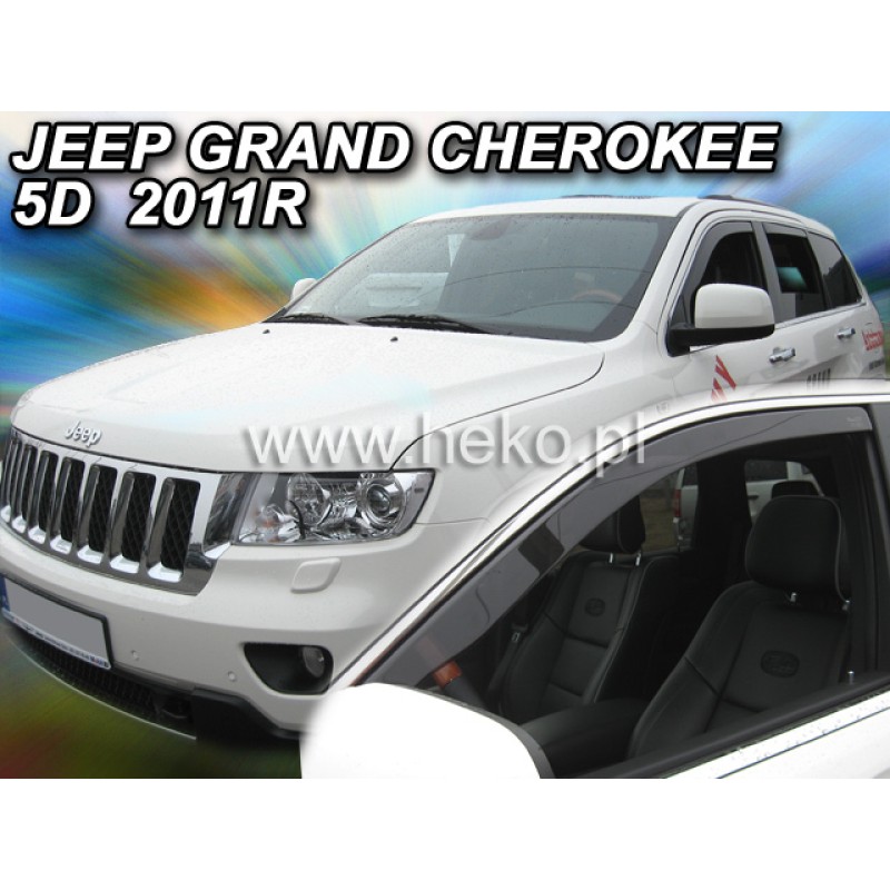 Ανεμοθραύστες Jeep Grand Cherokee (2010-2021) 5 πορτο - 2 τμχ. εμπρός, Heko