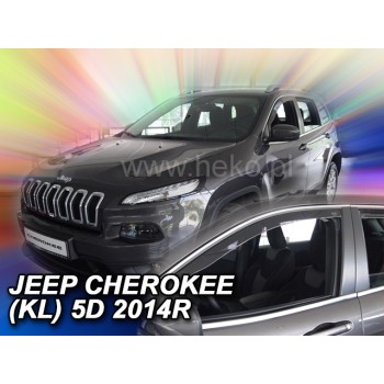 Ανεμοθραύστες Jeep Patriot (2006-2017) 5 πορτο - 2τμχ. εμπρός, Heko Ανεμοθραύστες Jeep Patriot (2006-2017) 5 πορτο - 2τμχ. εμπρός, Heko
