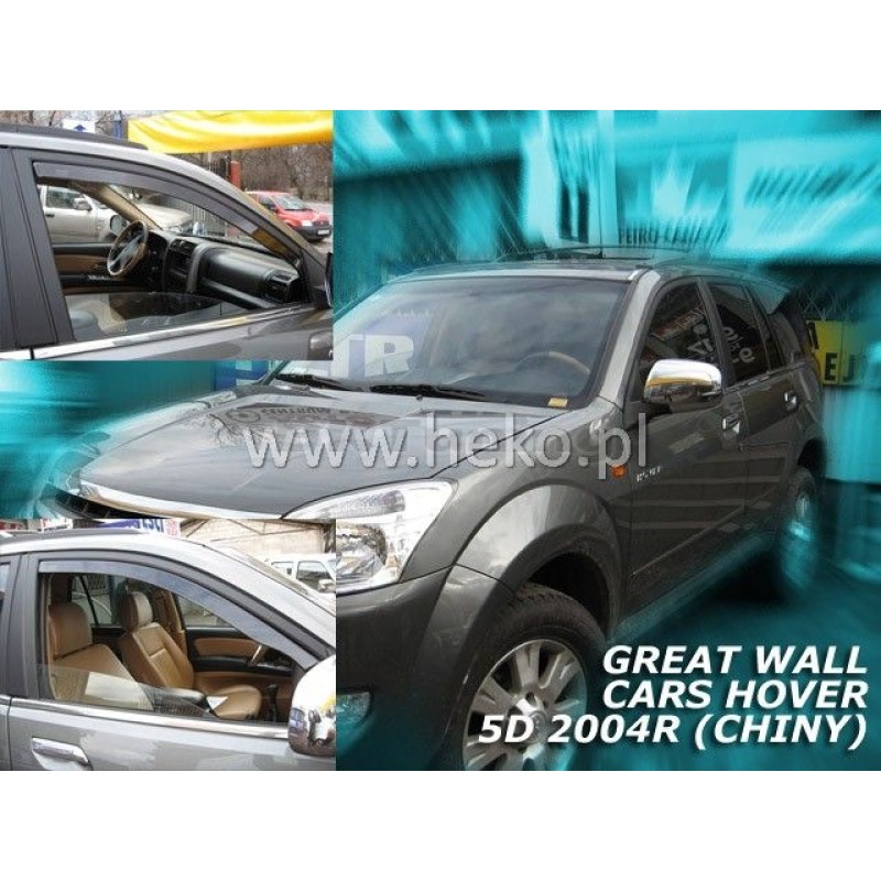 Ανεμοθραύστες Great Wall Hover (2005-2012) 5 πορτο - 2 τμχ. εμπρός, Heko