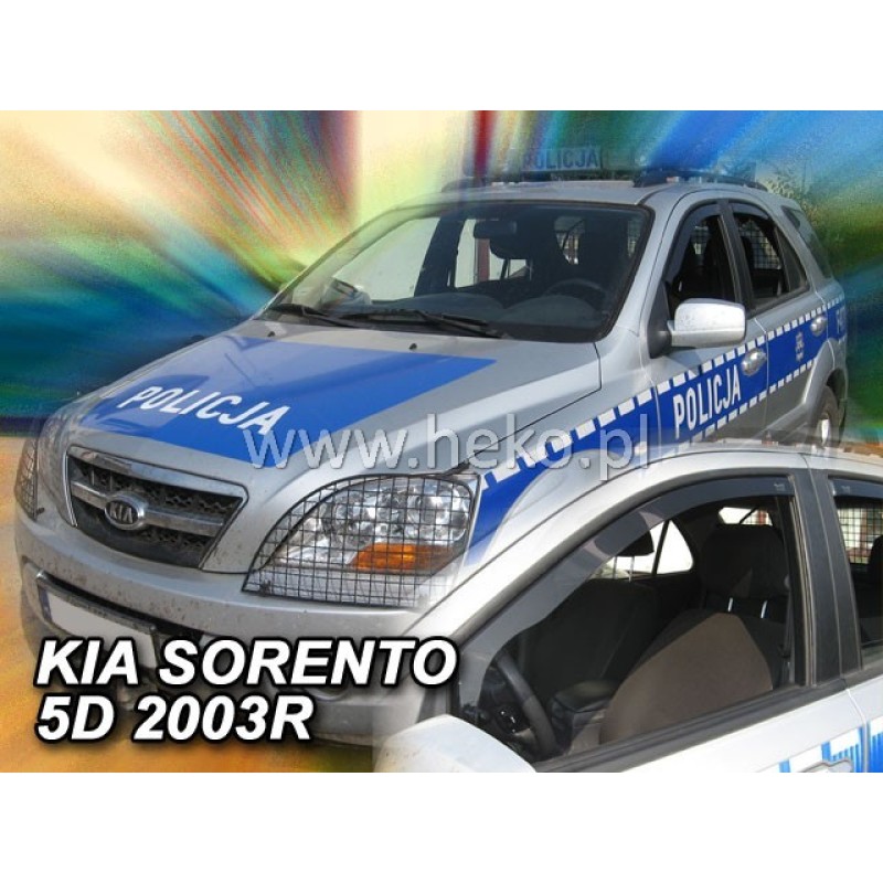 Ανεμοθραύστες Kia Carnival (1998-2005) 5 πορτο - 2 τμχ. εμπρός, Heko