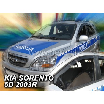 Ανεμοθραύστες Kia Carnival (2005-2014) 5 πορτο - 2 τμχ. εμπρός, Heko