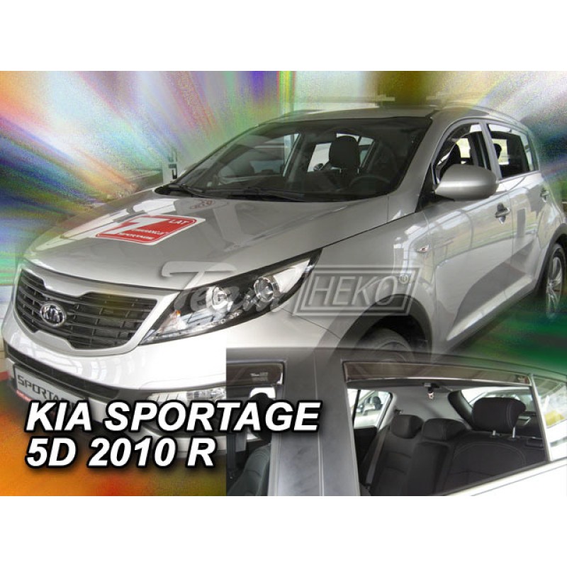 Ανεμοθραύστες Kia Sportage (2010-2015) 5 πορτο - 4 τμχ. εμπρός και πίσω, Heko