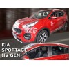 Ανεμοθραύστες Kia Sportage (2016-2021) 5 πορτο - 4 τμχ. εμπρός και πίσω, Heko