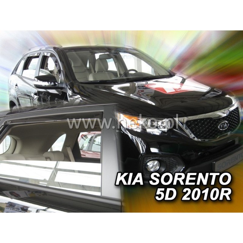 Ανεμοθραύστες Kia Sorento (2009-2015) 5 πορτο - 4 τμχ. εμπρός και πίσω, Heko