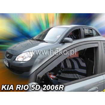 Ανεμοθραύστες Kia Rio (2005-2011) sedan - 4 τμχ. εμπρός και πίσω, Heko Ανεμοθραύστες Kia Rio (2005-2011) sedan - 4 τμχ. εμπρός και πίσω, Heko