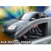 Ανεμοθραύστες Kia Rio (2005-2011) 5 πορτο - 4 τμχ. εμπρός και πίσω, Heko