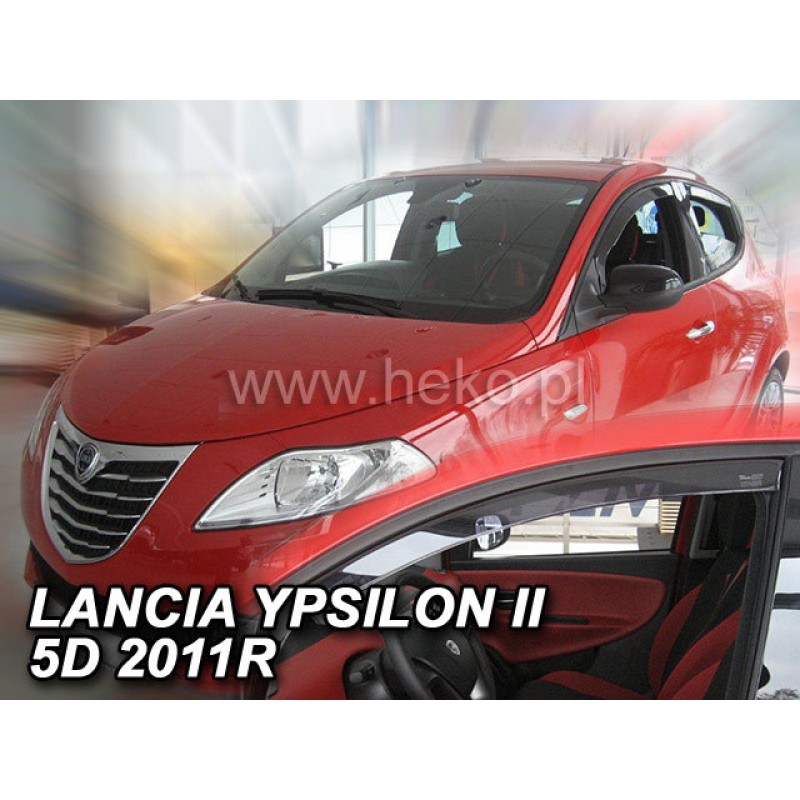 Ανεμοθραύστες Lancia Ypsilon (2011-2024) 5 πορτο - 2 τμχ. εμπρός, Heko