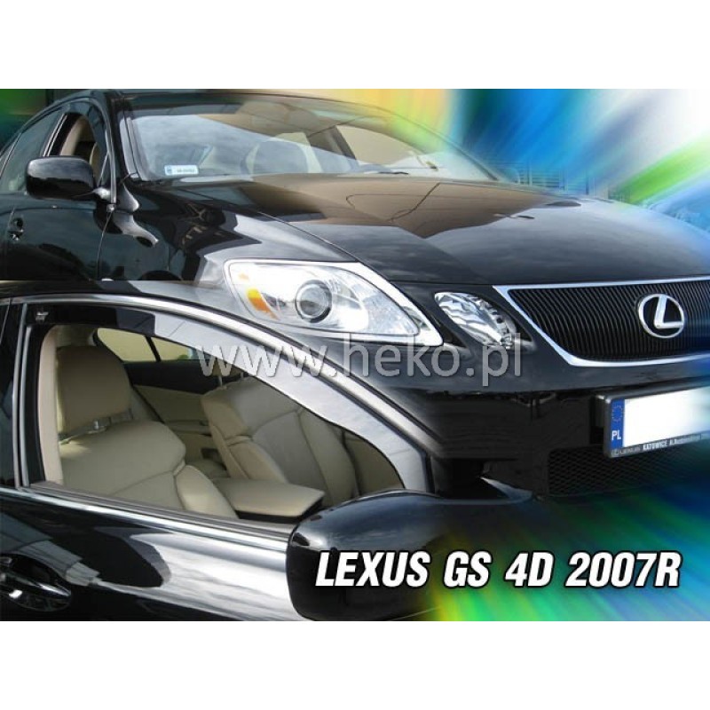 Ανεμοθραύστες Lexus GS (2007-2013) sedan - 2 τμχ. εμπρός, Heko