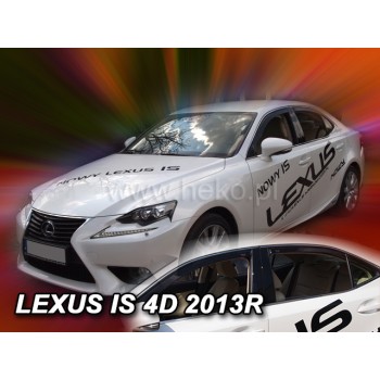 Ανεμοθραύστες Lexus IS (2013-2020) sedan - 4 τμχ. εμπρός και πίσω, Heko Ανεμοθραύστες Lexus IS (2013-2020) sedan - 4 τμχ. εμπρός και πίσω, Heko