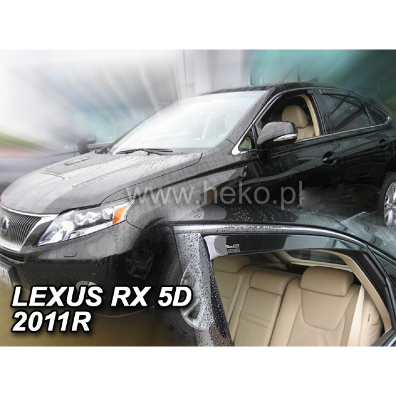 Ανεμοθραύστες Lexus RX (2009-2015) 5 πορτο - 4 τμχ. εμπρός και πίσω, Heko