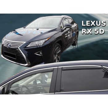 Ανεμοθραύστες Lexus RX (2016-2022) sedan - 4 τμχ. εμπρός και πίσω, Heko