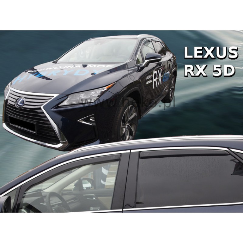 Ανεμοθραύστες Lexus RX (2016-2022) sedan - 4 τμχ. εμπρός και πίσω, Heko