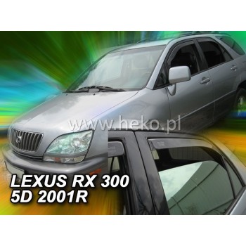 Ανεμοθραύστες Lexus RX 300/USA (1998-2003) 5 πορτο - 4 τμχ. εμπρός και πίσω, Heko