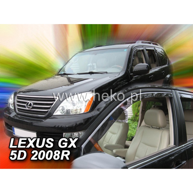 Ανεμοθραύστες Lexus GX /USA (2004-2009) 5 πορτο - 2 τμχ. εμπρός, Heko