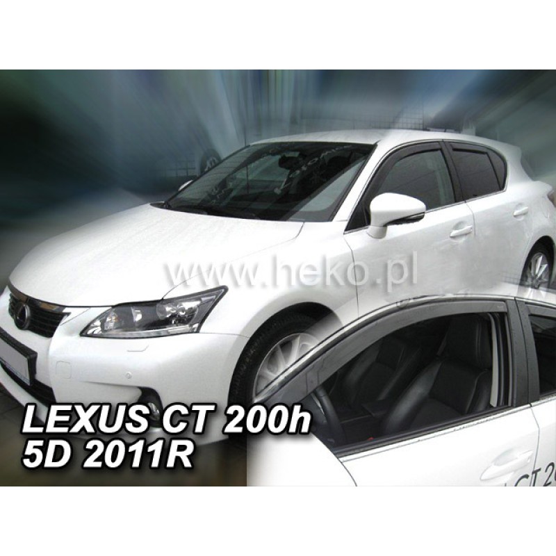 Ανεμοθραύστες Lexus CT 200H (2010-2022) 5 πορτο - 2 τμχ. εμπρός, Heko