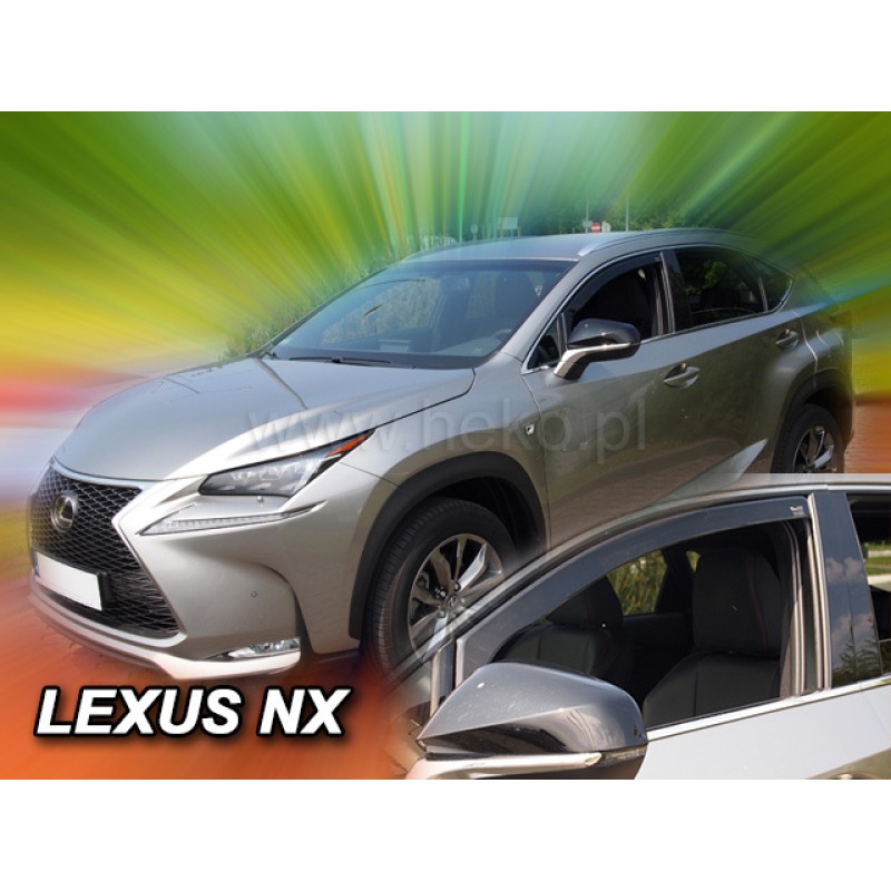 Ανεμοθραύστες Lexus NX (2014-2021) 5 πορτο - 2 τμχ. εμπρός, Heko