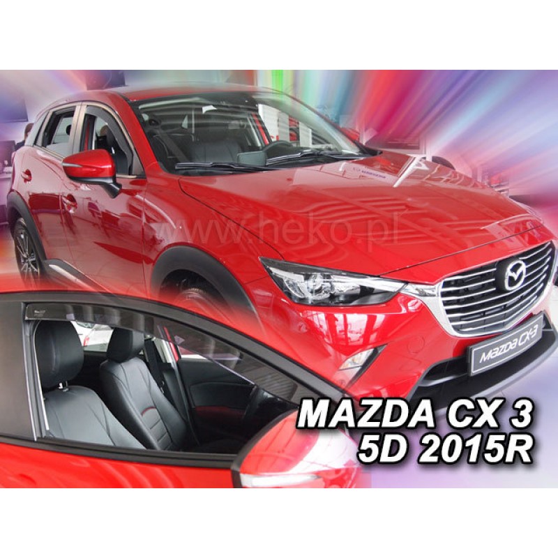 Ανεμοθραύστες Mazda CX3 (2014-2021) 5 πορτο - 2 τμχ. εμπρός, Heko