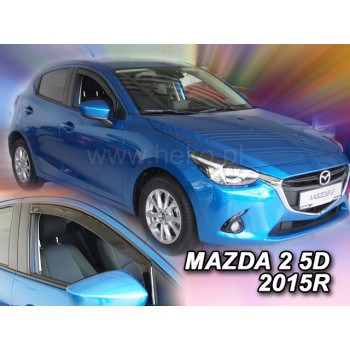 Ανεμοθραύστες Mazda 2 (2014+) 5 πορτο - 2 τμχ. εμπρός, Heko