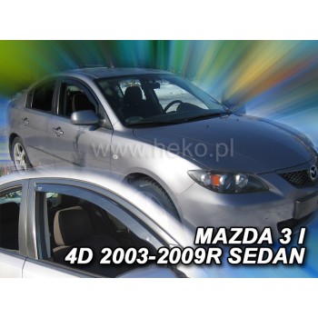 Ανεμοθραύστες Mazda 3 (2003-2009) 5 πορτο , sedan - 2 τμχ. εμπρός, Heko