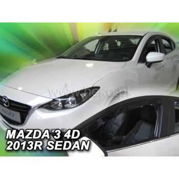 Ανεμοθραύστες Mazda 3 (2013-2018) 5 πορτο , sedan - 2 τμχ. εμπρός, Heko