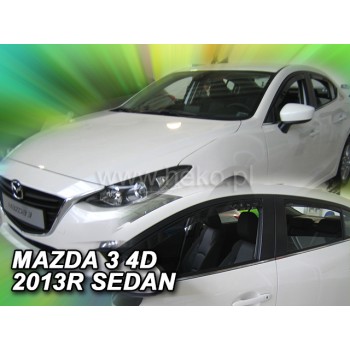 Ανεμοθραύστες Mazda 3 (2013-2018) 5 πορτο , sedan - 4 τμχ. εμπρός και πίσω, Heko