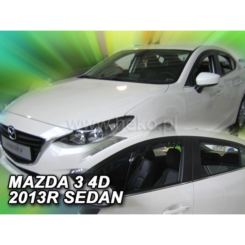 Ανεμοθραύστες Mazda 3 (2013-2018) 5 πορτο , sedan - 4 τμχ. εμπρός και πίσω, Heko