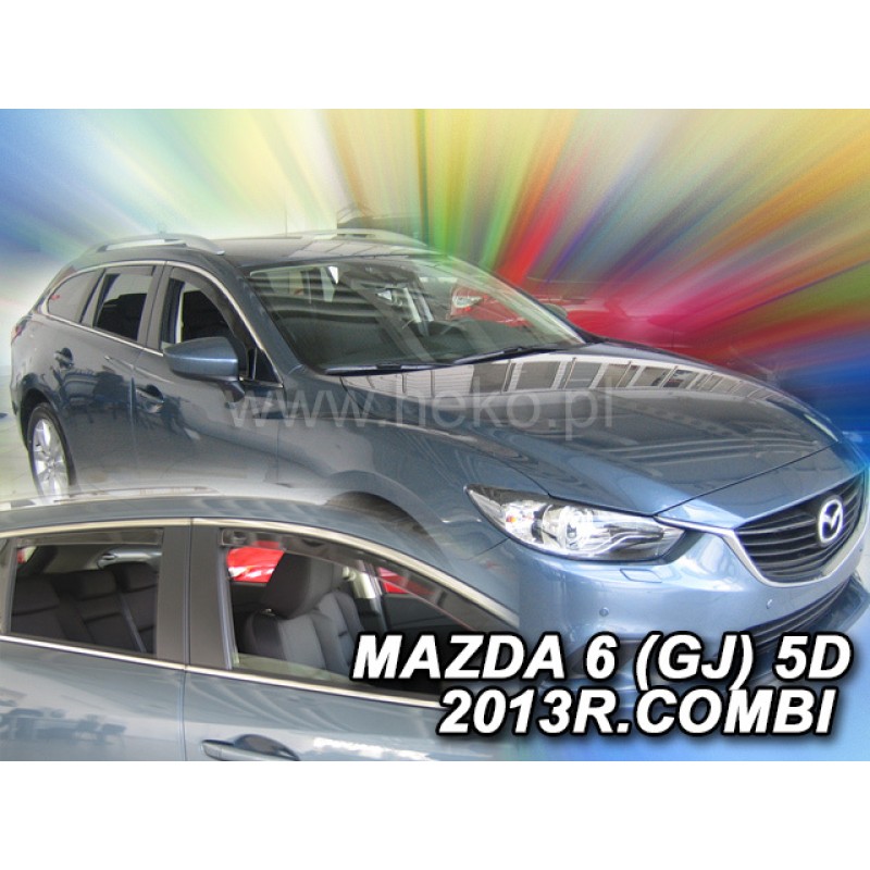 Ανεμοθραύστες Mazda 6 (2012-2024) combi - 4 τμχ. εμπρός και πίσω, Heko