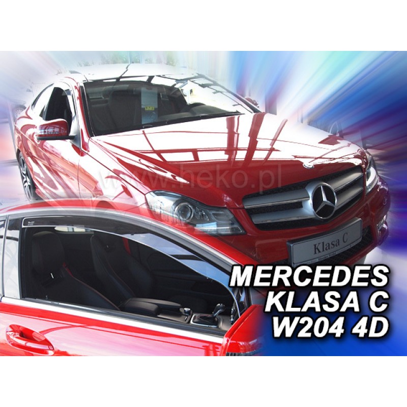 Ανεμοθραύστες Mercedes C-Class W204 (2011-2015) 3 πορτο, Heko