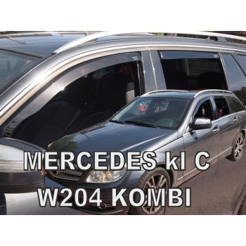 Ανεμοθραύστες Mercedes C-Class W204 (2007-2014) combi - 4 τμχ. εμπρός και πίσω, Heko Ανεμοθραύστες Mercedes C-Class W204 (2007-2014) combi - 4 τμχ. εμπρός και πίσω, Heko