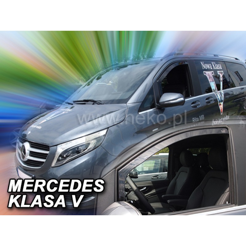 Ανεμοθραύστες Mercedes Vito V-class W447 (2014+) 2 τμχ. εμπρός, Heko