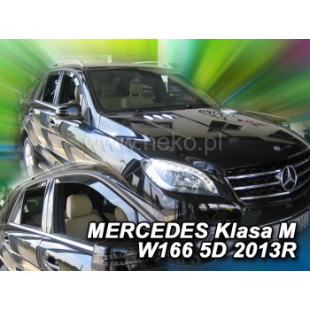 Ανεμοθραύστες Mercedes ML W166 (2011-2015) / GLE W292 (2015-2019) 5 πορτο - 4 τμχ. εμπρός και πίσω, Heko