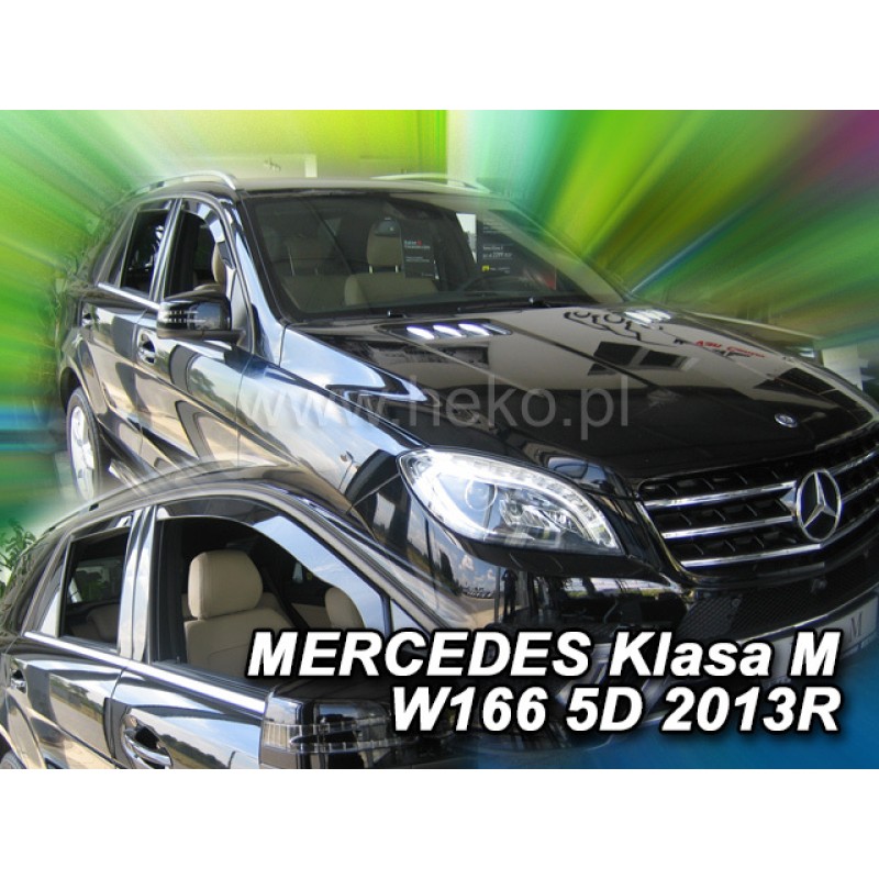 Ανεμοθραύστες Mercedes ML W166 (2011-2015) / GLE W292 (2015-2019) 5 πορτο - 4 τμχ. εμπρός και πίσω, Heko