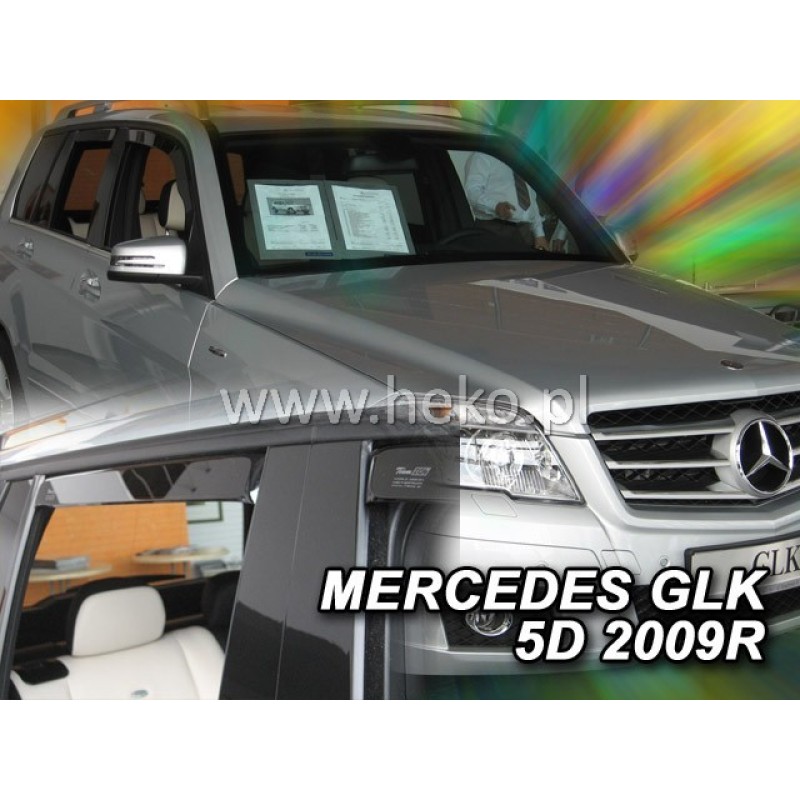 Ανεμοθραύστες Mercedes GLK X204 (2008-2015) 5 πορτο - 4 τμχ. εμπρός και πίσω, Heko